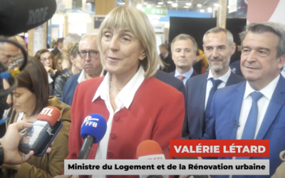 ITW Valerie Letard Ministre   BATIMAT 1